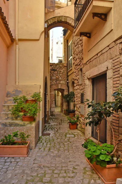 Street Historic Center Gaeta Medieval Town Lazio Region — Stock Photo, Image