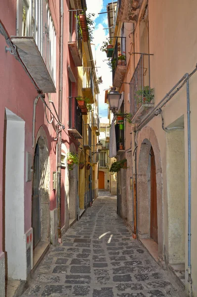 Una Calle Centro Histórico Isernia Casco Antiguo Región Molise Italia — Foto de Stock