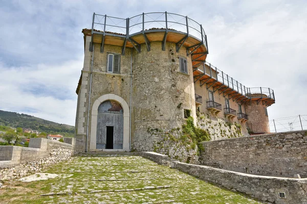 Castelo Macchiagodena Uma Cidade Velha Região Molise Itália — Fotografia de Stock