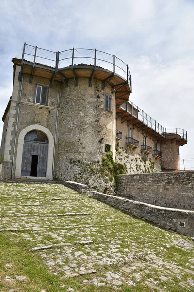 Castelo Macchiagodena Uma Cidade Velha Região Molise Itália — Fotografia de Stock