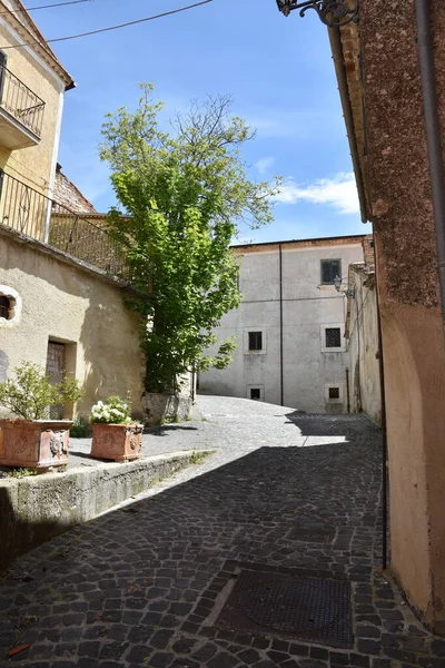 Street Historic Center Macchiagodena Old Town Molise Region Italy — Stock Photo, Image