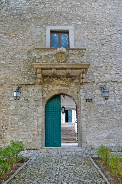 Door Entrance Monteroduni Castle Molise Region Italy — Stock Photo, Image