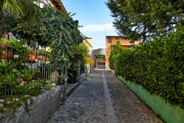 Lacedonia Dar Bir Sokak Talya Nın Avellino Eyaletinde Eski Bir — Stok fotoğraf