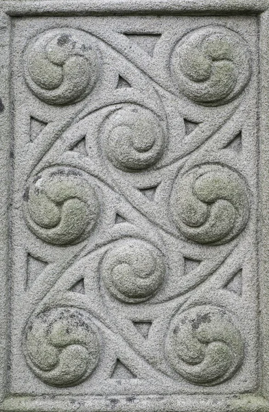 Gamla sten ristade Celtic design — Stockfoto