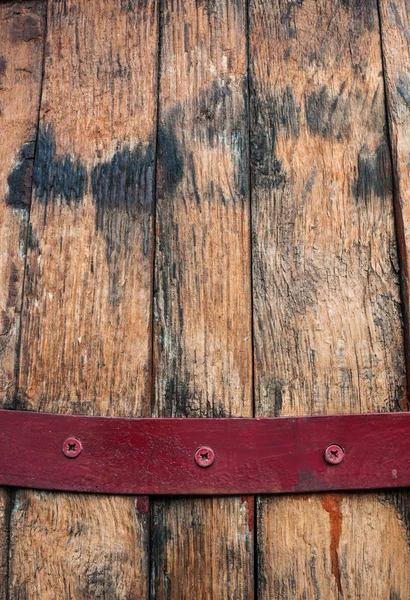 Vintage wooden beer barrel background — Stock Photo, Image