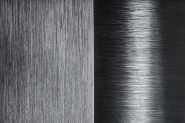 brushed metal contrast design