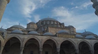 İstanbul ve Türkiye 'deki Süleyman Camii Soldan Sağa Hiperlapa