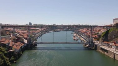 Porto, Oporto, Dom Luis Köprüsü, Douro Nehri, Eski Şehir, Portekiz