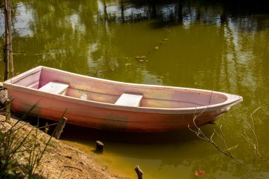 Tekneler, plastik, kıyı, su, kaynak suyu.