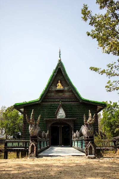 Church of Thailand, Green, Temple Thailand, Thailand culture, pe — Stock Photo, Image