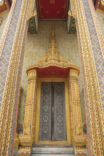 Temple, Thaïlande, or, portes, belle, patrimoine, Thaïlande, aller — Photo