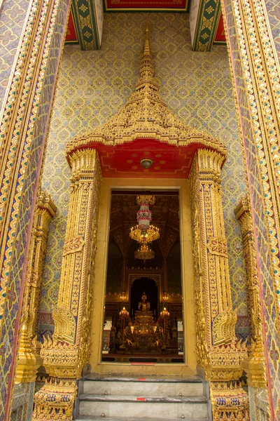 Temple, Thaïlande, or, portes, belle, patrimoine, Thaïlande, aller — Photo