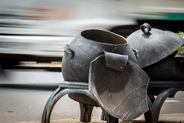 Trash the driveway speeds. — Stock Photo, Image