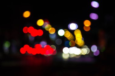 Işıklar bokeh arka plan christmas gece taraftan y için bulanık
