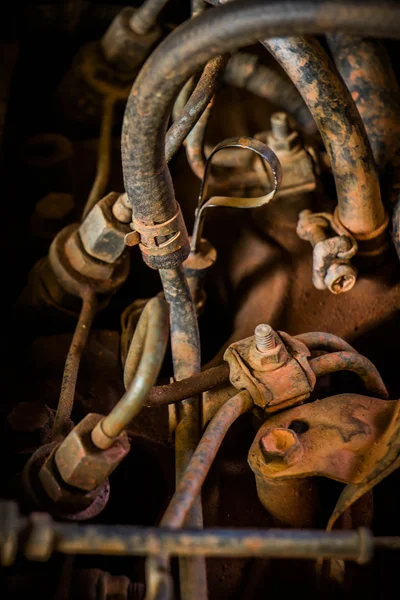 Rusty viejo motor — Foto de Stock