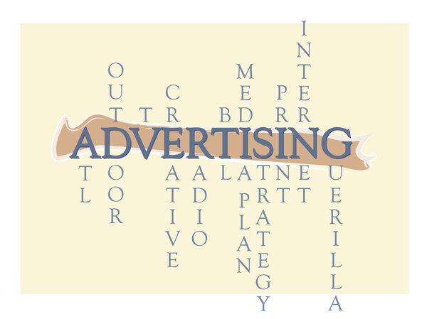 Advertising Word Graphic