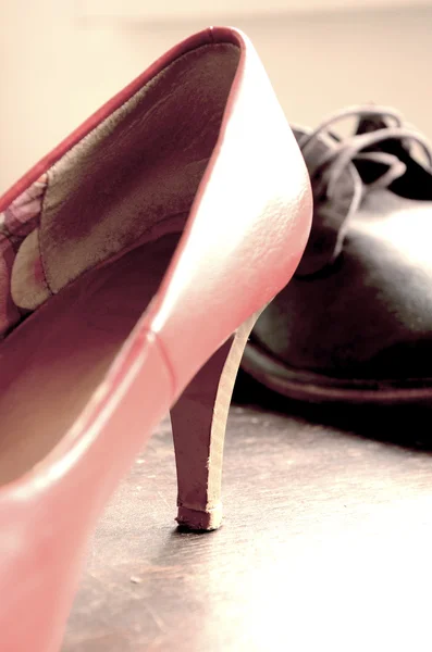 Indah pria dan wanita sepatu — Stok Foto