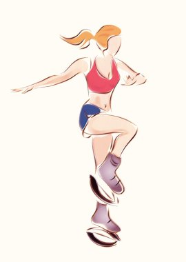 Kangoo atlama Fitness aktivitelerinin