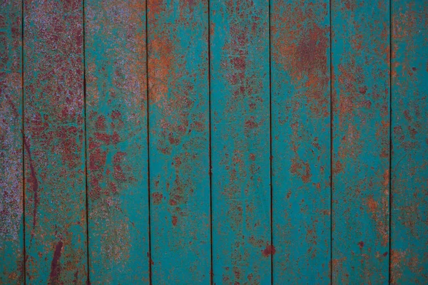 Iron Rusty Background Blue Metal Red Vintage Spots — Stock Photo, Image