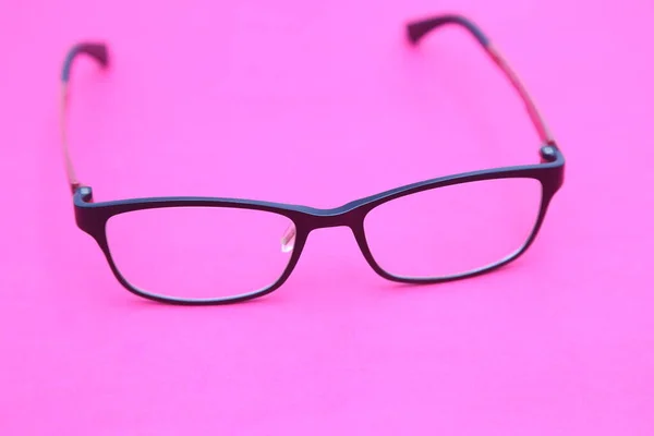 Glasses Pink Scene — Stock Photo, Image