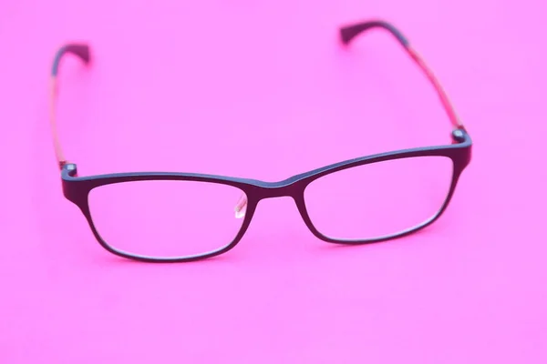 Glasses Pink Scene — Stock Photo, Image
