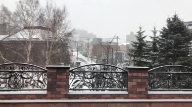 OTARU, JAPONYA - 6 Şubat 2020 Hokkaido 'da Güzel Kış Günü