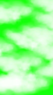 Yeşil Ekrandaki Animasyon Bulutlarının Yüksek Kaliteli Dikey Video Görüntüsü