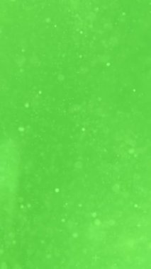 Dikey Altın Parıldayan Parçacıklar Düşen Yeşil Ekran