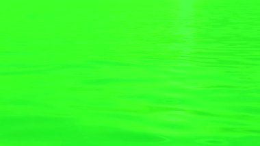 Gerçekçi Su Dalgalanmaları ve Yüzey Dalgaları Yeşil Ekranda