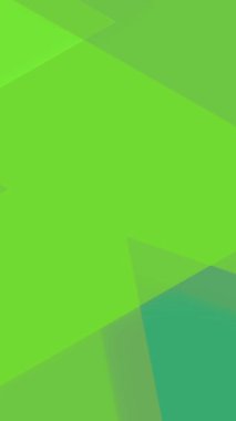 Yeşil Ekran Soyut Geometri Renk Değiştirme Döngüsü