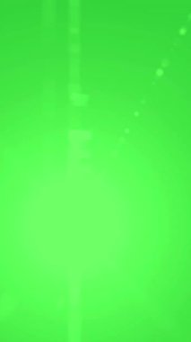 Parlak beyaz ışık geçişleriyle yeşil ekran arkaplanı