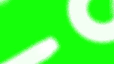 Yeşil Ekran Arkaplanına Sprey Boyama Geçişi Beyaz Boyası