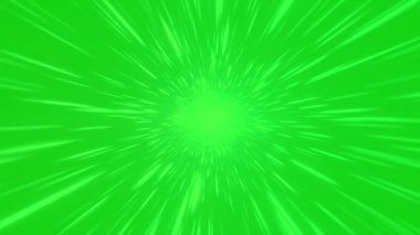 Yeşil ışık hızı uzay yolculuğu hiper atlama arkaplanı