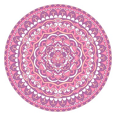 Soyut süslü Mandala. Dekoratif çerçeve tasarımı için.