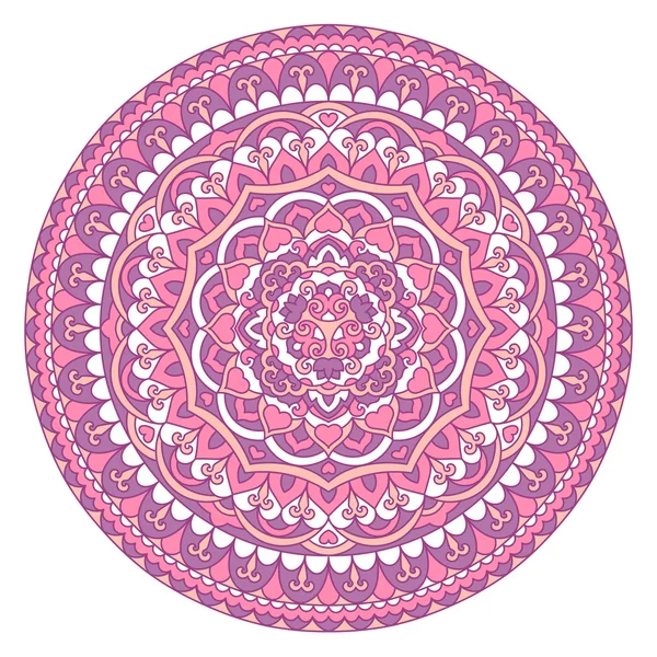 Abstrakt utsmyckade Mandala. Dekorativ ram för design. — Stock vektor