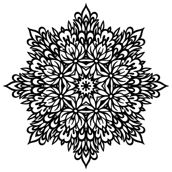 Mandala Fleur abstrait. Élément décoratif pour le design . — Image vectorielle