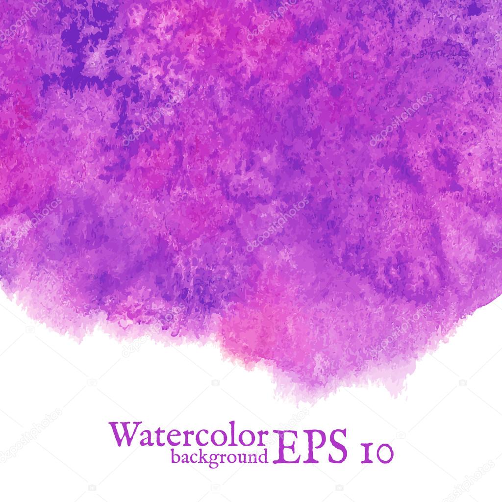 Vector watercolor background. Painting.