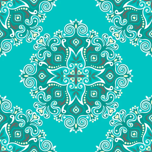 Seamless background with abstract ethnic pattern. — Stock Vector