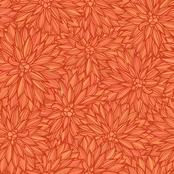 Modèle sans couture avec des fleurs Dahlia . — Image vectorielle