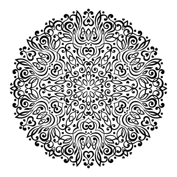 Abstrato Flor Mandala. Elemento étnico decorativo para design . — Vetor de Stock