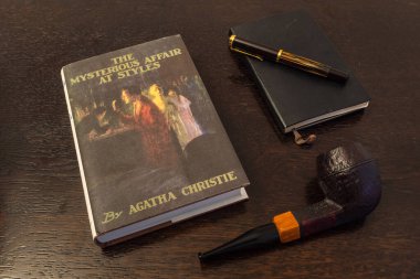 Londra, İngiltere, İngiltere - 2 Ocak 2021: Agatha Christie 'nin 