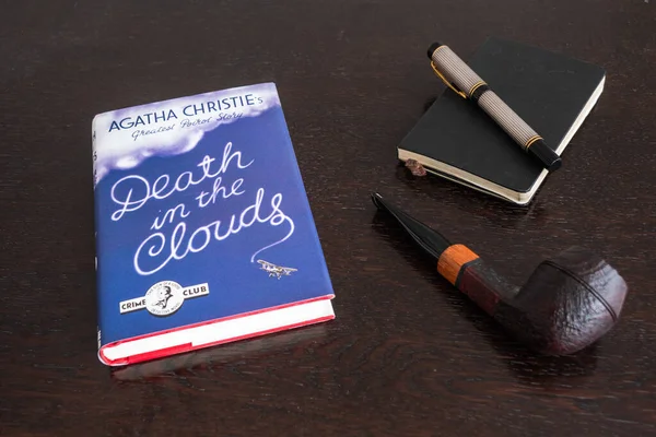 London England Storbritannien Januari 2021 Death Clouds Book Agatha Christie — Stockfoto