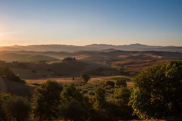 San Quirico Orcia Agosto 2020 Podere Belvedere Villa Val Orcia —  Fotos de Stock