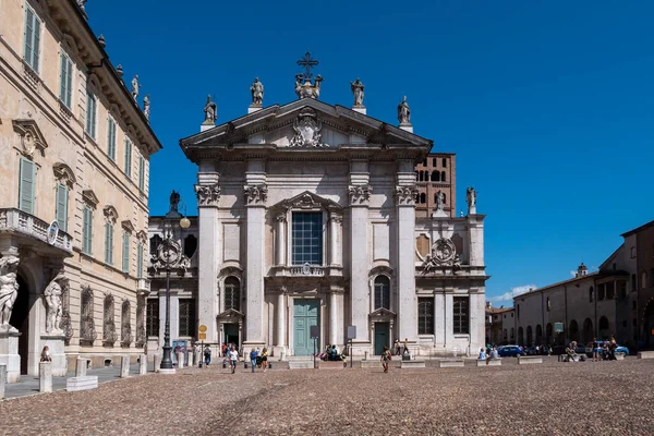 Mantua Lombardy Fely Августа 2021 Года Cathtags Saint Peter Appeter — стоковое фото