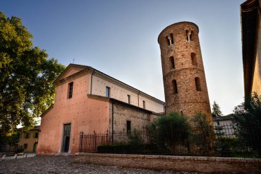 Santa Maria Maggiore Kilisesi Ravenna, İtalya Barok Kilisesi Paleohristiyan Campanile Çan Kulesi