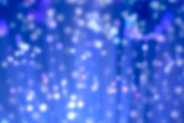 Abstracte vervagen verlicht blue fiber optic lichte strengen, bokeh — Stockfoto