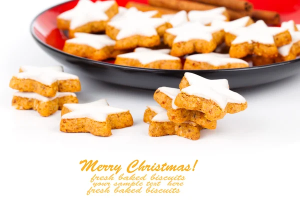 Fechar de biscoitos de Natal — Fotografia de Stock