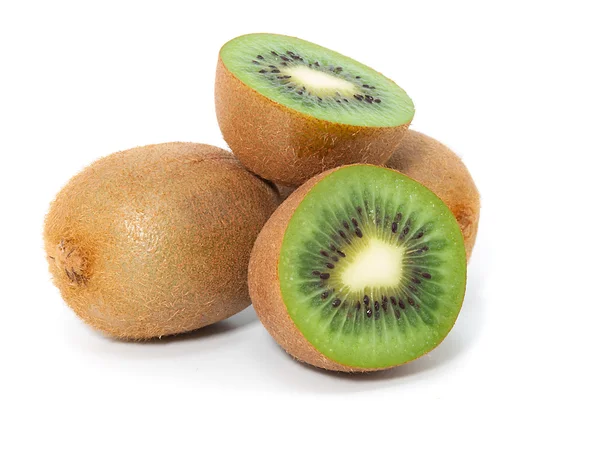 Kiwi fruit isolated on white background, — Stock Photo, Image