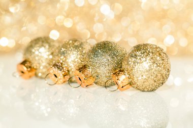 Soyut arkaplanda Noel süslemesi