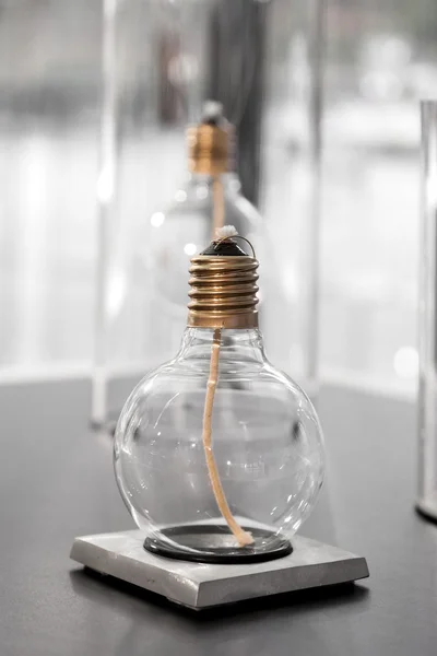 Primer plano de la lámpara de queroseno — Foto de Stock
